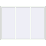 REHAU SYNEGO MD 1950x1450 мм Білий (RAL 9016) з двох сторін