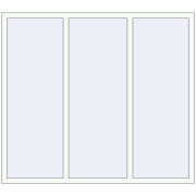 Вікна 1800x1600 мм REHAU Euro 60 Білий (RAL 9016) з двох сторін