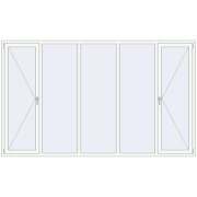 REHAU Brillant-Design 3000x1800 мм Білий (RAL 9016) з двох сторін