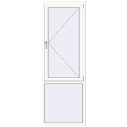 REHAU SYNEGO MD 700x2000 мм Білий (RAL 9016) з двох сторін REHAU SYNEGO MD 700x2000 мм Білий (RAL 9016) з двох сторін