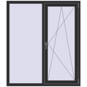 REHAU Euro 70 1300x1500 мм