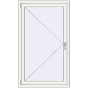 REHAU Euro 60 850x1440 мм