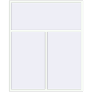 REHAU SYNEGO MD 1800x2200 мм Білий (RAL 9016) з двох сторін