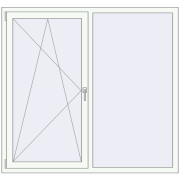 REHAU Euro 60 1550x1510 мм