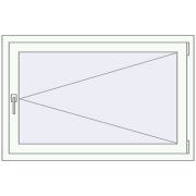REHAU Euro 60 1200x800 мм Білий (RAL 9016) з двох сторін REHAU Euro 60 1200x800 мм Білий (RAL 9016) з двох сторін