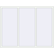 REHAU Euro 60 2000x1550 мм Білий (RAL 9016) з двох сторін