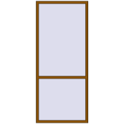 REHAU Euro 60 1030x2410 мм GOLDEN OAK з двох сторін