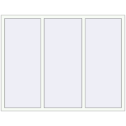 REHAU Euro 70 1800x1400 мм Білий (RAL 9016) з двох сторін REHAU Euro 70 1800x1400 мм Білий (RAL 9016) з двох сторін