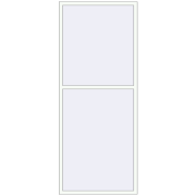 REHAU Euro 70 1100x2700 мм Білий (RAL 9016) з двох сторін