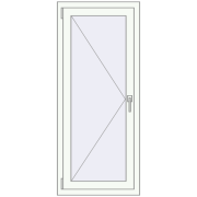 REHAU Euro 60 600x1400 мм Білий (RAL 9016) з двох сторін