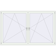 REHAU Brillant-Design 2400x1500 мм Білий (RAL 9016) з двох сторін REHAU Brillant-Design 2400x1500 мм Білий (RAL 9016) з двох сторін