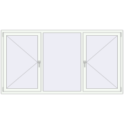 REHAU Euro 70 2300x1200 мм REHAU Euro 70 2300x1200 мм