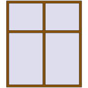 REHAU Brillant-Design 1560x1790 мм GOLDEN OAK з двох сторін