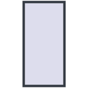REHAU Euro 70 900x1800 мм ANTHRACITE_GREY_STRUKTURAL з двох сторін