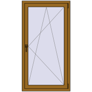 REHAU Euro 70 800x1500 мм REHAU Euro 70 800x1500 мм