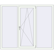 REHAU SYNEGO MD 1740x1460 мм Білий (RAL 9016) з двох сторін