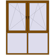 REHAU Brillant-Design 1750x2200 мм GOLDEN OAK з двох сторін REHAU Brillant-Design 1750x2200 мм GOLDEN OAK з двох сторін