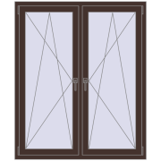 Altest Pony 375 1250x1500 мм RAL 8017 Chocolate brown з двох сторін Altest Pony 375 1250x1500 мм RAL 8017 Chocolate brown з двох сторін