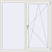 REHAU Euro 70 1500x1500 мм