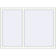 REHAU Euro 70 1450x1070 мм Білий (RAL 9016) з двох сторін