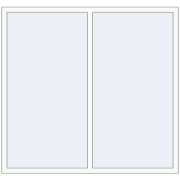 Вікна 1700x1600 мм REHAU Euro 60 Білий (RAL 9016) з двох сторін