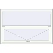 REHAU Euro 70 1500x1000 мм Білий (RAL 9016) з двох сторін
