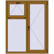 REHAU Euro 60 1200x1500 мм LIGHT_OAK з двох сторін REHAU Euro 60 1200x1500 мм LIGHT_OAK з двох сторін