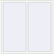 Altest Pony 375 1445x1445 мм RAL 9016 Traffic white з двох сторін Altest Pony 375 1445x1445 мм RAL 9016 Traffic white з двох сторін