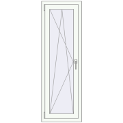 REHAU Euro 60 500x1500 мм Білий (RAL 9016) з двох сторін