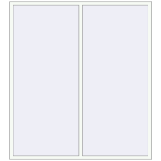 REHAU Euro 60 1800x2000 мм Білий (RAL 9016) з двох сторін REHAU Euro 60 1800x2000 мм Білий (RAL 9016) з двох сторін