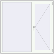 REHAU Euro 60 1500x1500 мм