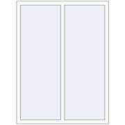 REHAU SYNEGO MD 1200x1600 мм Білий (RAL 9016) з двох сторін