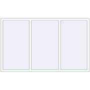 REHAU SYNEGO MD 2150x1300 мм Білий (RAL 9016) з двох сторін