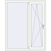 REHAU Euro 70 1170x1450 мм REHAU Euro 70 1170x1450 мм