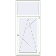 REHAU SYNEGO MD 800x1800 мм Білий (RAL 9016) з двох сторін