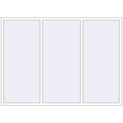REHAU SYNEGO MD 2300x1680 мм Білий (RAL 9016) з двох сторін