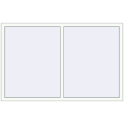 REHAU SYNEGO MD 1800x1100 мм Білий (RAL 9016) з двох сторін