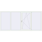 REHAU Euro 60 3200x1500 мм REHAU Euro 60 3200x1500 мм