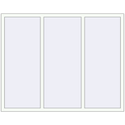 REHAU Euro 60 1840x1470 мм Білий (RAL 9016) з двох сторін