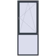 REHAU SYNEGO MD 1000x2600 мм ANTHRACITE_GREY_STRUKTURAL з двох сторін REHAU SYNEGO MD 1000x2600 мм ANTHRACITE_GREY_STRUKTURAL з двох сторін