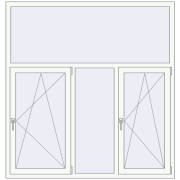 REHAU SYNEGO MD 1720x1800 мм Білий (RAL 9016) з двох сторін