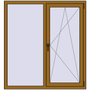 REHAU Euro 70 1300x1400 мм REHAU Euro 70 1300x1400 мм