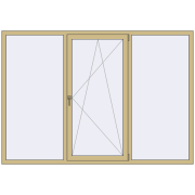 Altest Pony 375 2300x1600 мм RAL 1000 Green beige з двох сторін