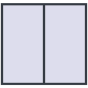 REHAU Euro 70 1900x1800 мм ANTHRACITE_GREY_STRUKTURAL з двох сторін