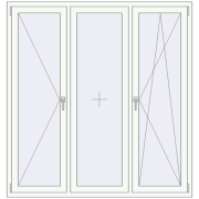REHAU Euro 60 1665x1755 мм