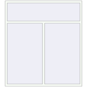 REHAU SYNEGO MD 1800x2000 мм Білий (RAL 9016) з двох сторін
