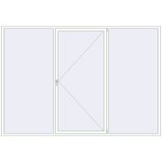 REHAU Euro 60 3280x2260 мм Білий (RAL 9016) з двох сторін