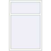 REHAU Euro 70 950x1450 мм Білий (RAL 9016) з двох сторін