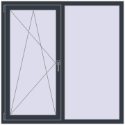 REHAU Brillant-Design 1400x1400 мм
