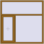 REHAU SYNEGO MD 1500x1500 мм LIGHT_OAK з двох сторін REHAU SYNEGO MD 1500x1500 мм LIGHT_OAK з двох сторін